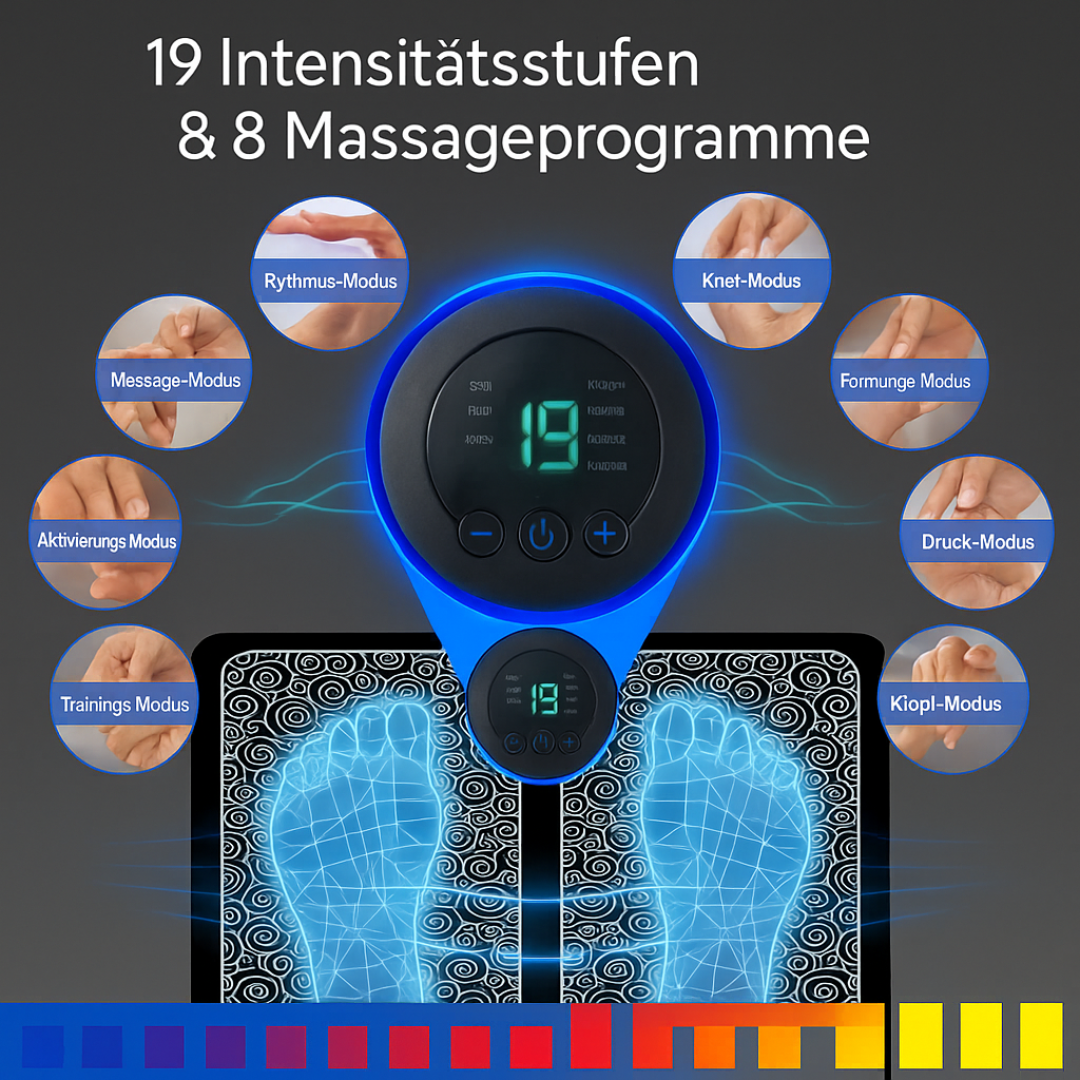 Entspanne deine Füße nach langen Arbeitstagen ( Massageplatte )