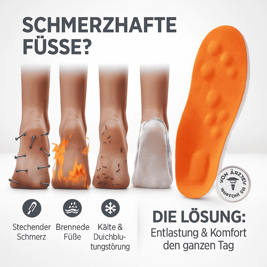 OrthoVital® – Entlastung für Ferse, Rücken & lange Schichten