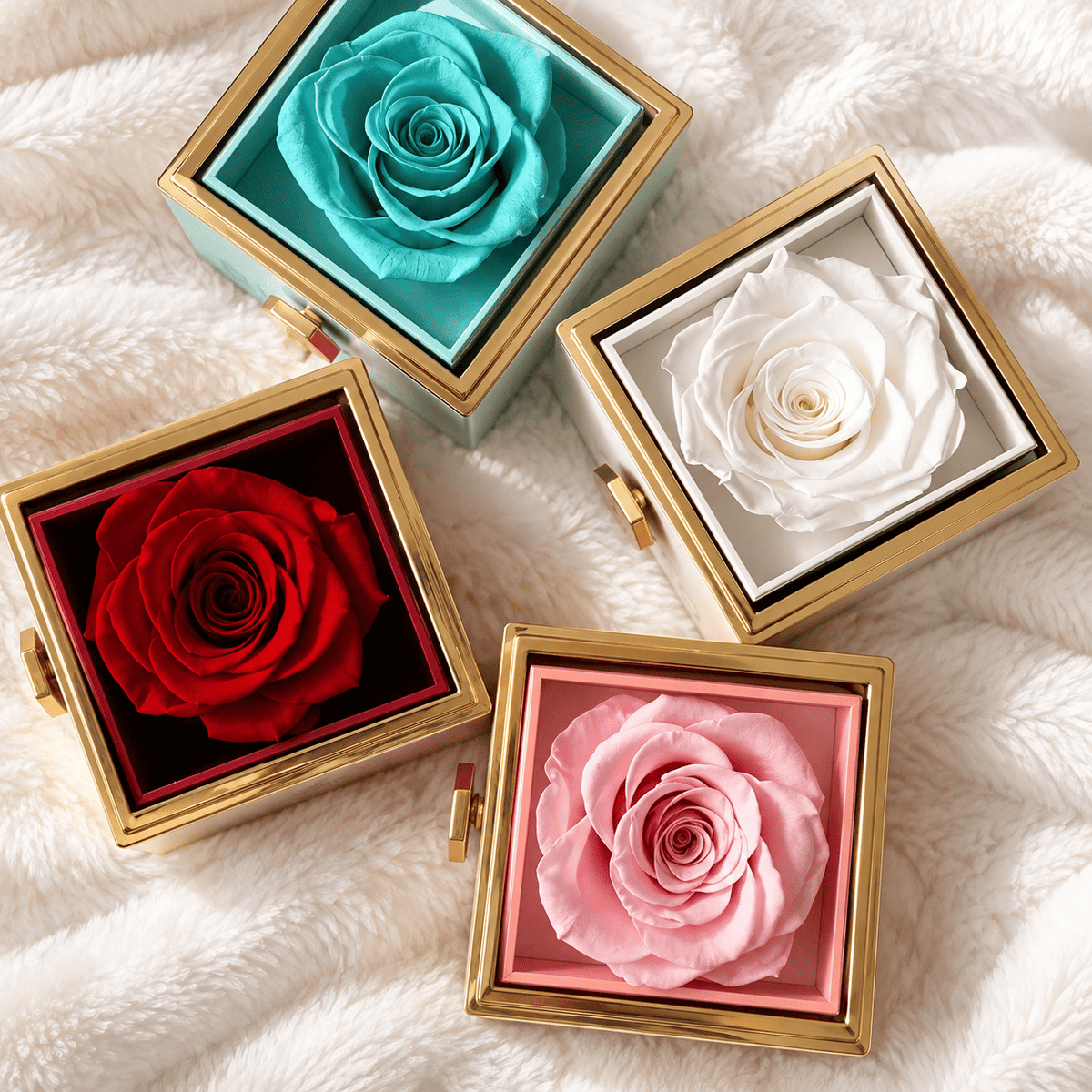 Rose+Kette mit herzen