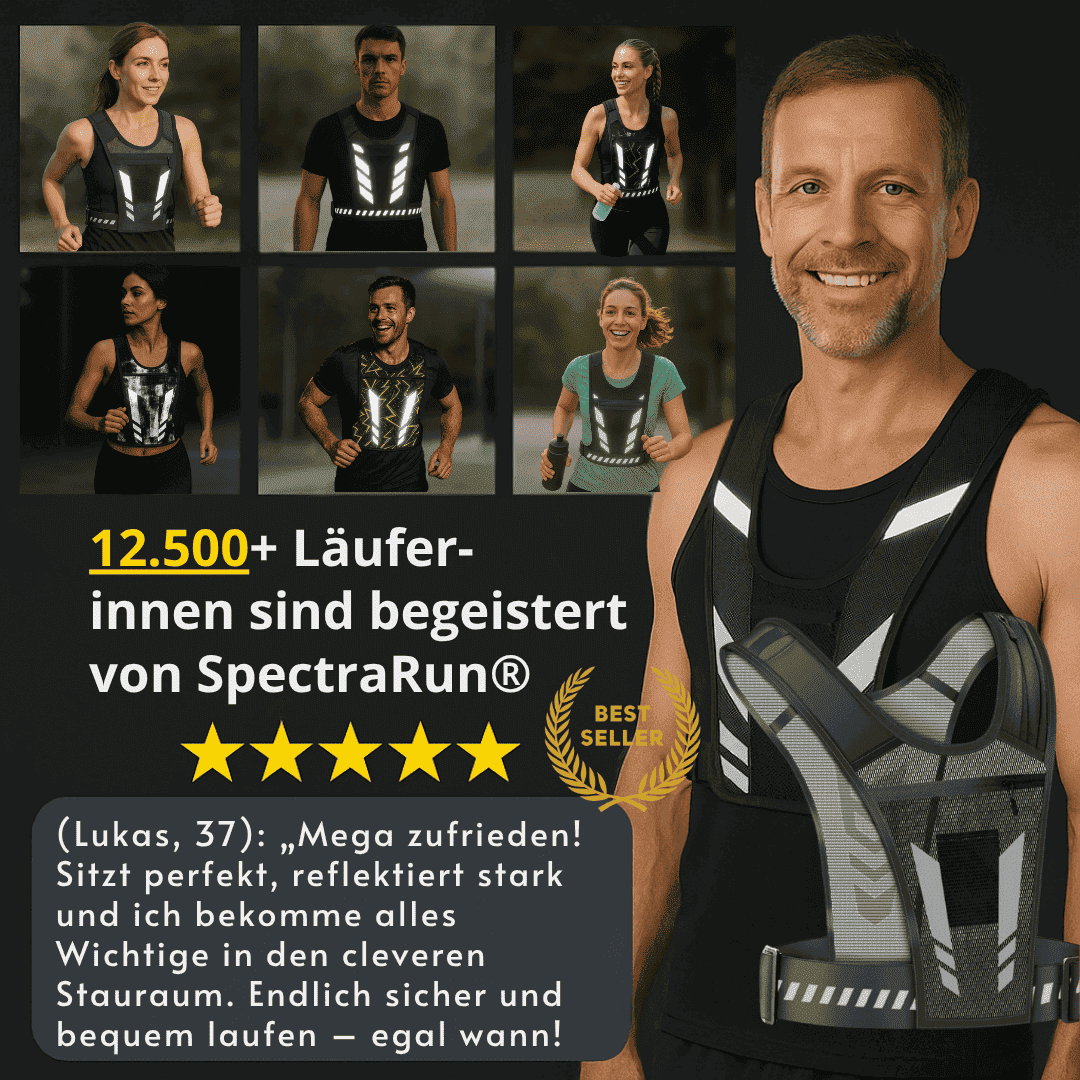 SpectraRun® – Deine Weste, die nicht nur schützt – sondern dich motiviert