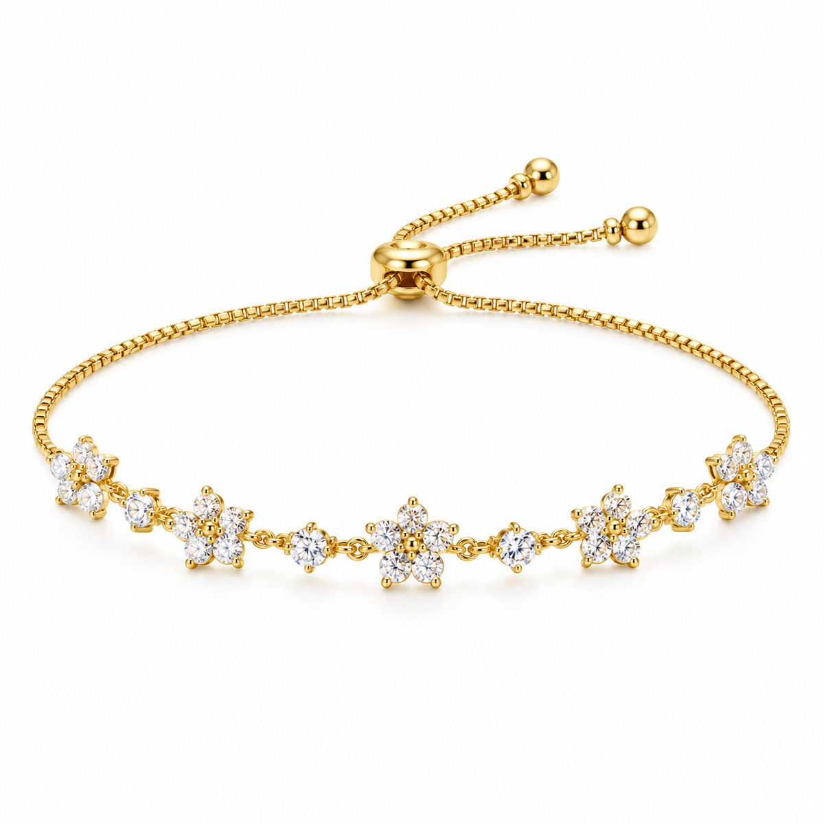 Brivora™ Bloom – Funkelndes Blumenarmband