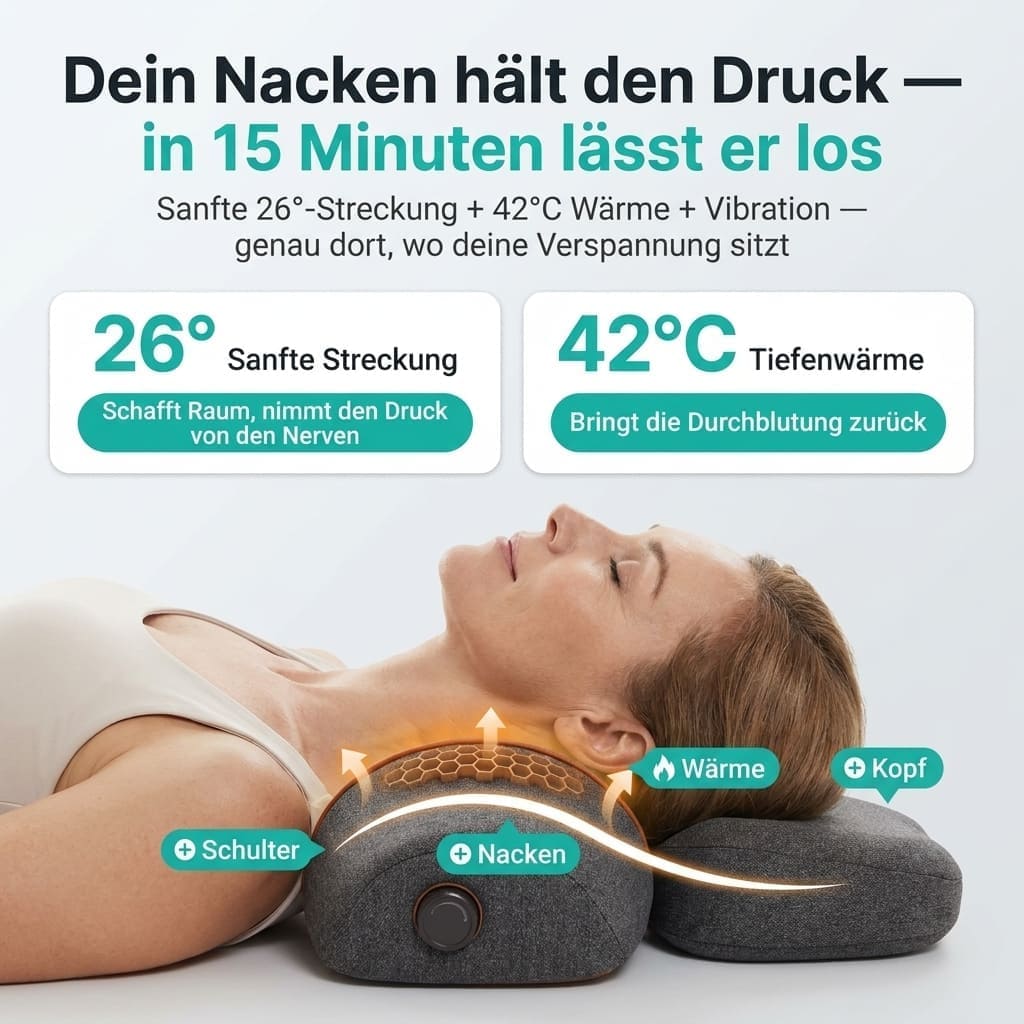 TheraNeck® — 3-in-1 Nackenmassagegerät