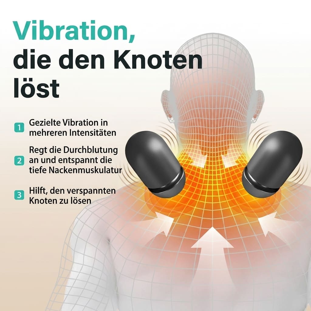 TheraNeck® — 3-in-1 Nackenmassagegerät