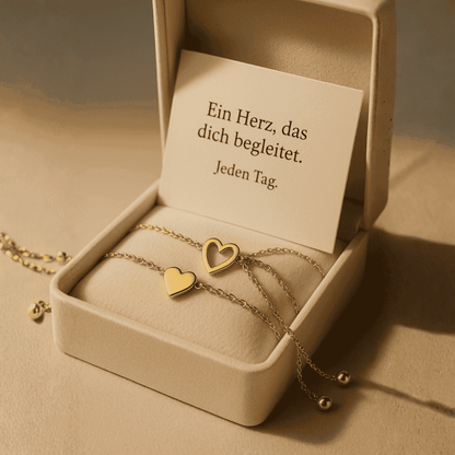 2 Bänder. Ein Herzschlag. Eure Nähe – immer dabei