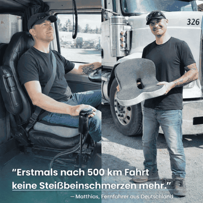 Endlich bequem sitzen – ohne Druck auf Rücken & Steißbein