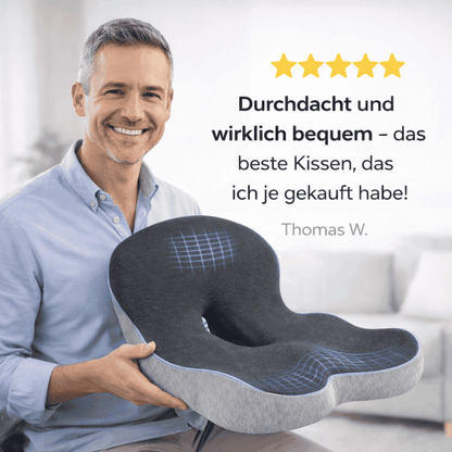 Endlich bequem sitzen – ohne Druck auf Rücken & Steißbein